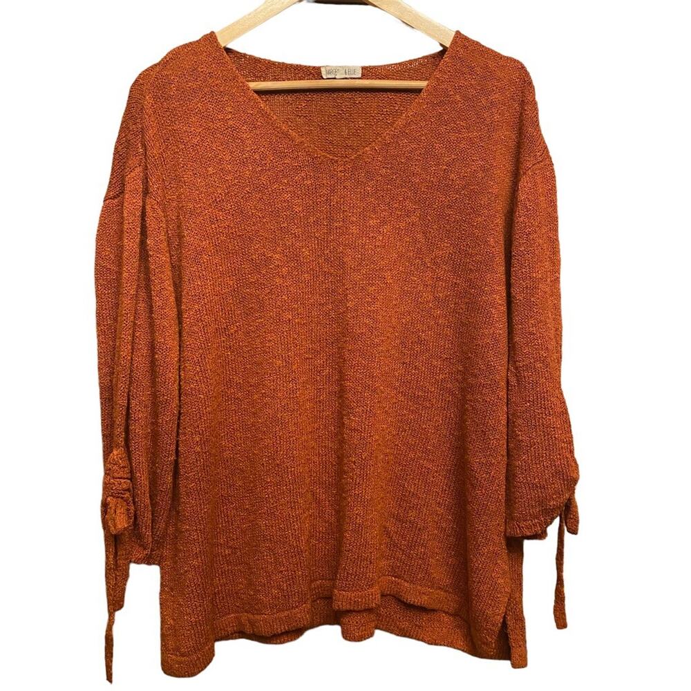 Margeaux & Ellie Women Burnt Orange Sweater XL